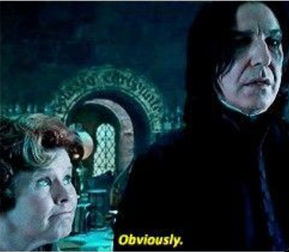 'Obviously' it's Severus Snape.